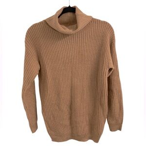 Boohoo Pumpkin Spice Knit Sweater Size S